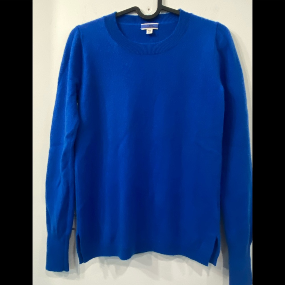 J. Crew Cashmere Crewneck Sweater in Blue size XS